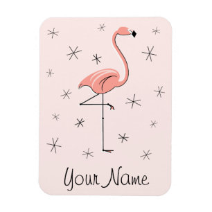 Íman Ímã conhecido cor-de-rosa do flamingo flexível
