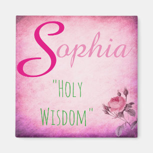Íman Ímã conhecido do significado: Sophia, sabedoria