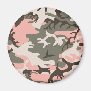 Íman Ímã cor-de-rosa da camuflagem