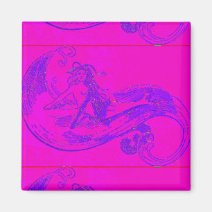 Íman ímã cor-de-rosa da sereia