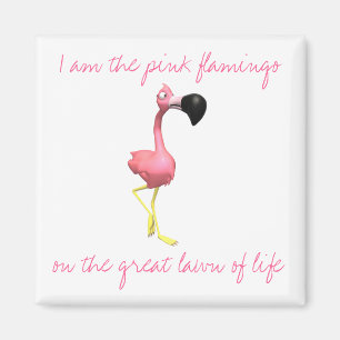 Íman Ímã cor-de-rosa do flamingo
