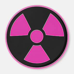 Íman Ímã cor-de-rosa radioativo