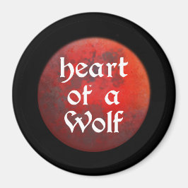 Íman Ímã Coração de Lobo