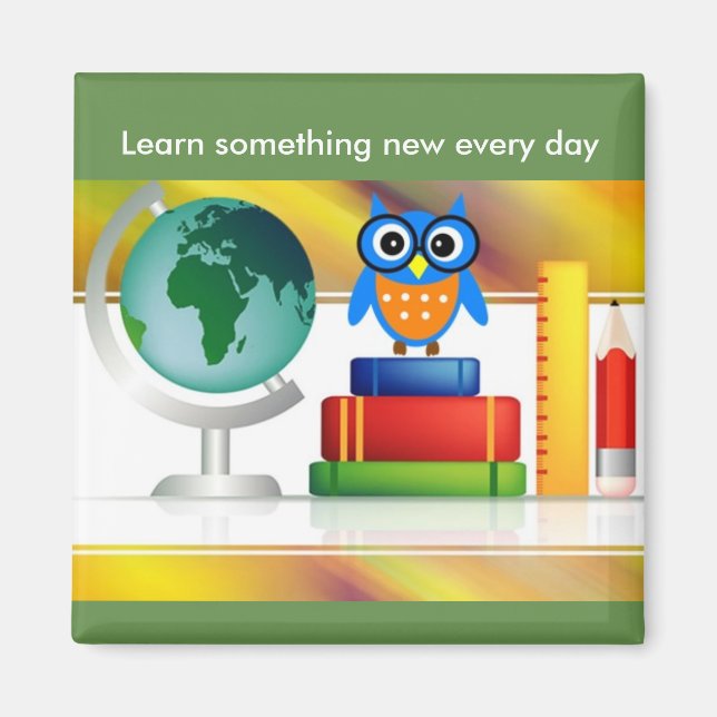 Íman ímã coruja (Frente)