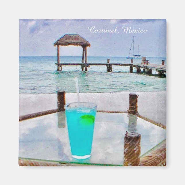 Íman Ímã Cozumel México (Frente)