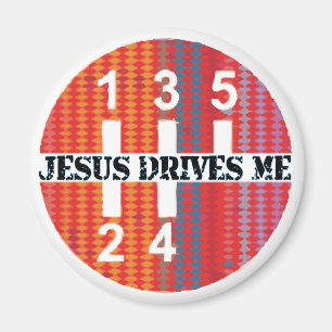 Íman Ímã cristão: Jesus conduz-me