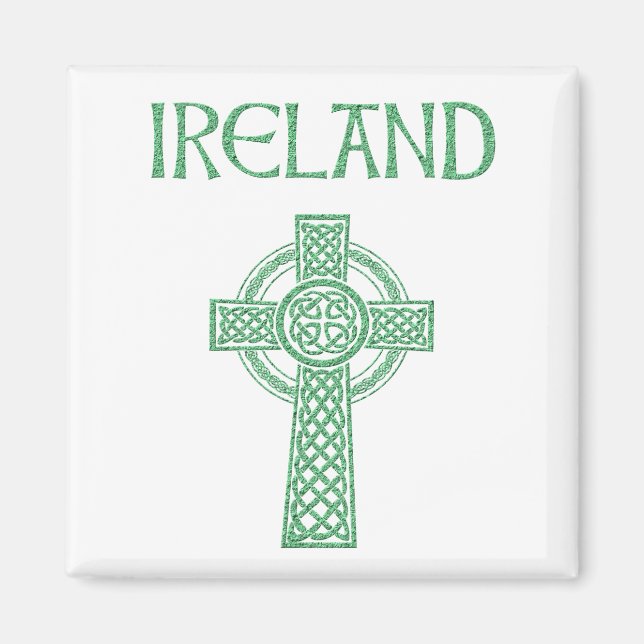 Íman Ímã Cruz Celta da Irlanda (Frente)