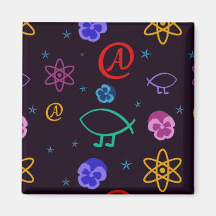 Íman Ímã customizável ateu de Freethought