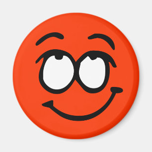 Íman Ímã customizável do fundo do Emoticon