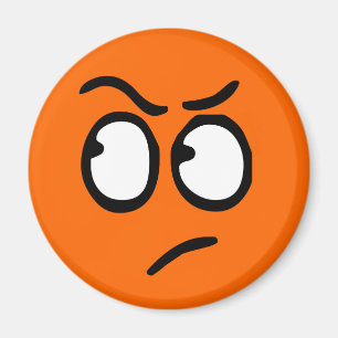 Íman Ímã customizável do fundo do Emoticon