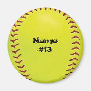 Íman Ímã customizável do softball