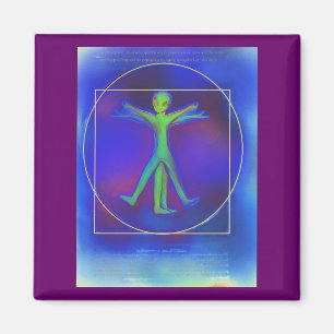 Íman Ímã da alienígena de espaço de Vitruvian