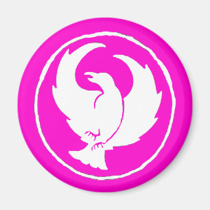 Íman Ímã da aranha (branco/rosa)