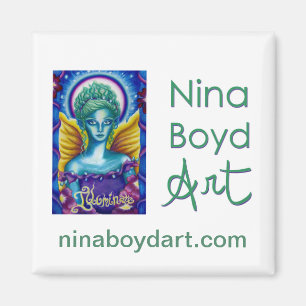 Íman Ímã da arte de Nina Boyd (PRIVADO)