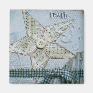 Íman Ímã da arte do "alcance" por Nancy Lefko