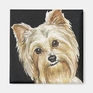 Íman Ímã da arte do cão de "Yorkie"