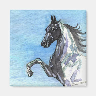 Íman Ímã da arte do cavalo de Saddlebred