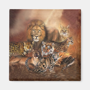 Íman Ímã da arte do gato grande