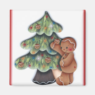 Íman Ímã da árvore de Natal do pão-de-espécie