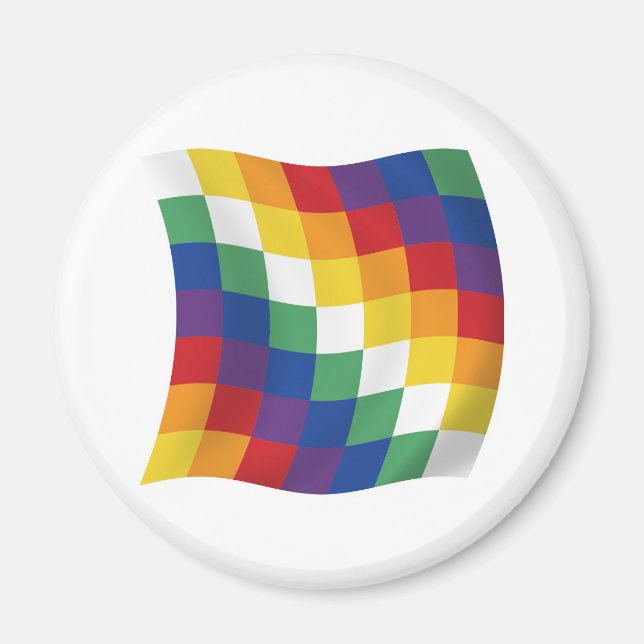 Íman Ímã da Bandeira Aymara (Frente)