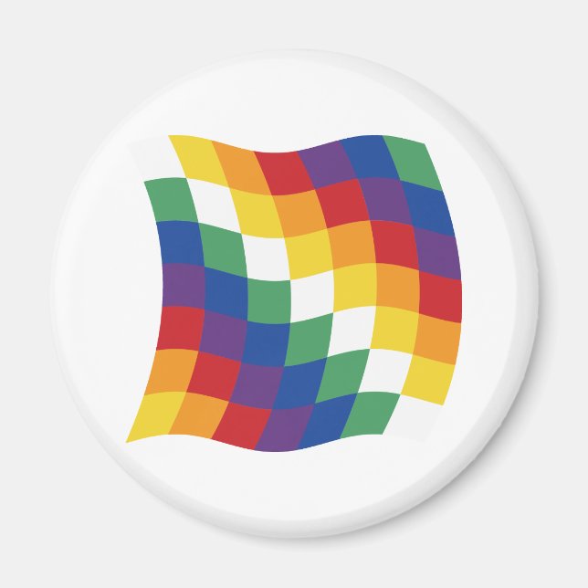 Íman Ímã da Bandeira Aymara (Frente)