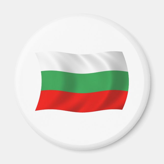 Íman Ímã da Bandeira da Bulgária (Frente)