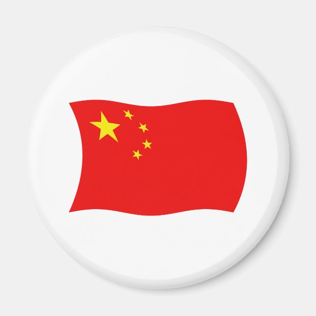 Íman Ímã da Bandeira da China (Frente)