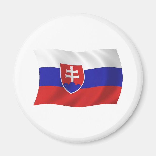 Íman Ímã da Bandeira da Eslováquia (Frente)