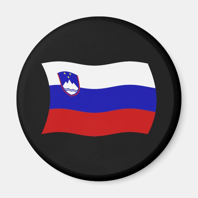 Íman Ímã da Bandeira da Eslovênia (Frente)
