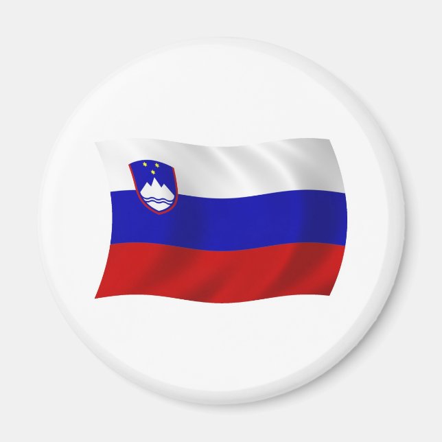 Íman Ímã da Bandeira da Eslovênia (Frente)