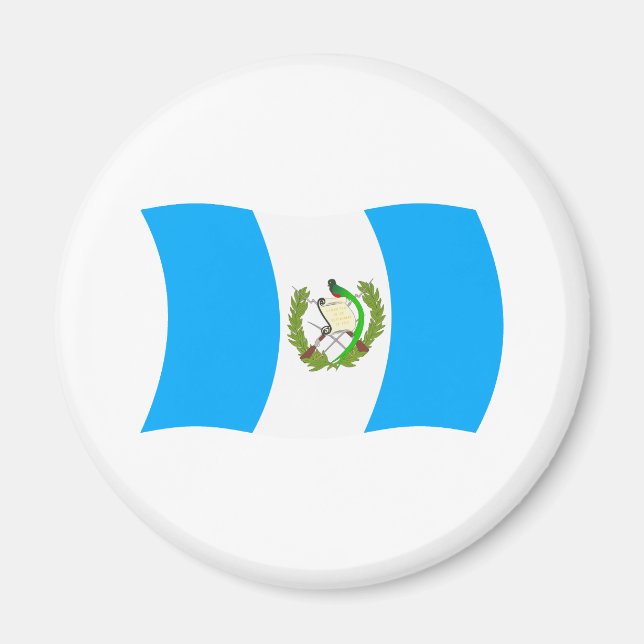 Íman Ímã da Bandeira da Guatemala (Frente)