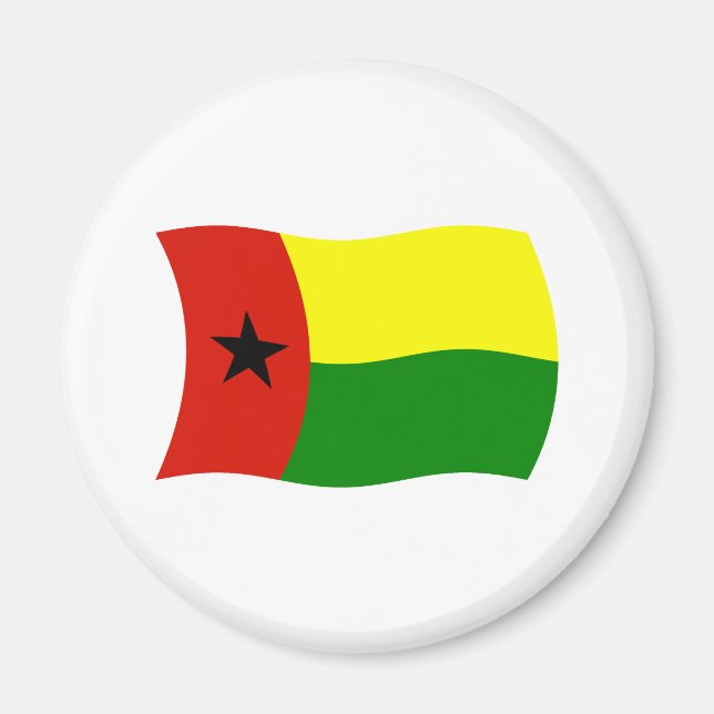 Íman Ímã da Bandeira da Guiné-Bissau (Frente)