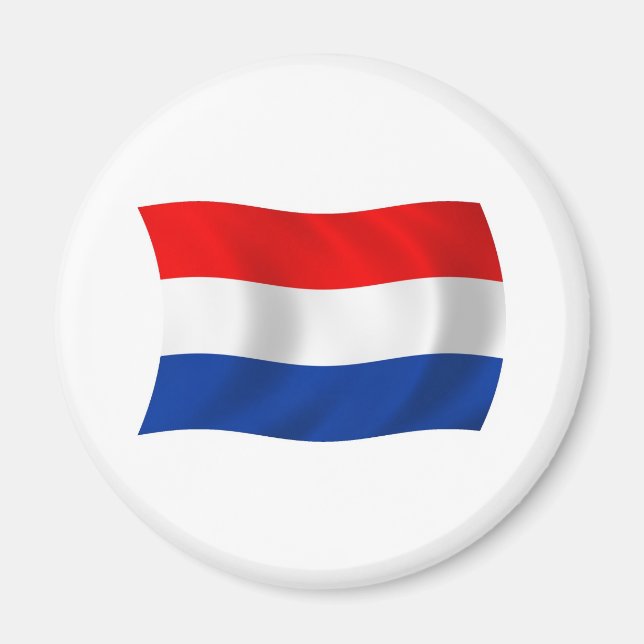 Íman Ímã da Bandeira da Holanda (Frente)