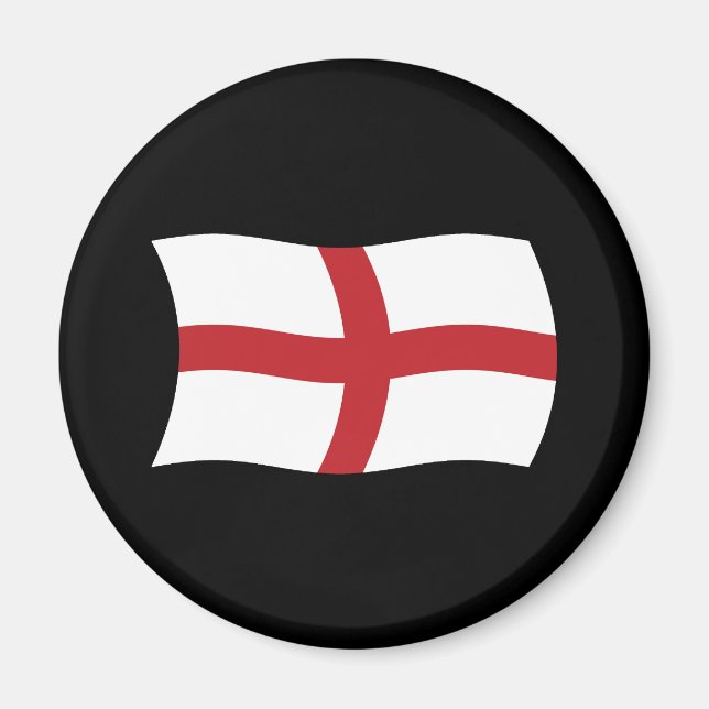 Íman Ímã da Bandeira da Inglaterra (Frente)