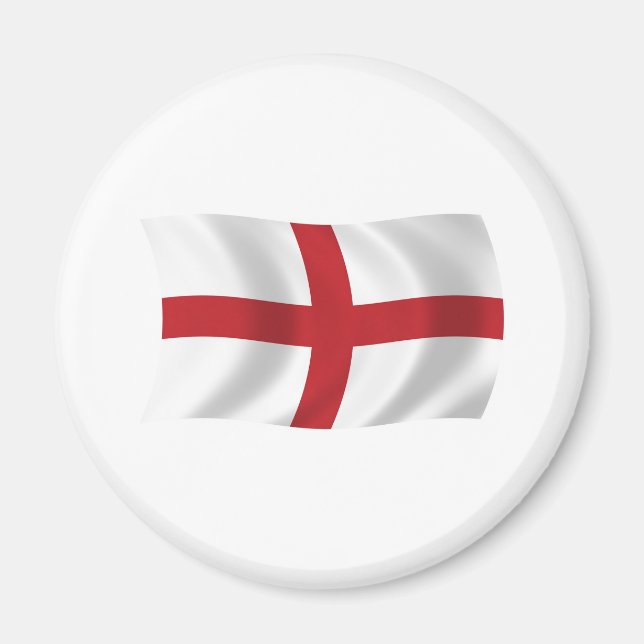 Íman Ímã da Bandeira da Inglaterra (Frente)