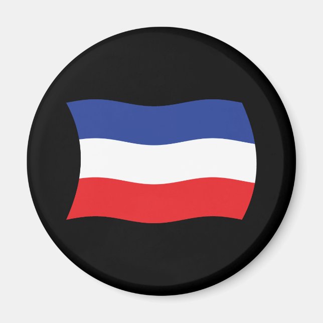 Íman Ímã da Bandeira da Iugoslávia (Frente)