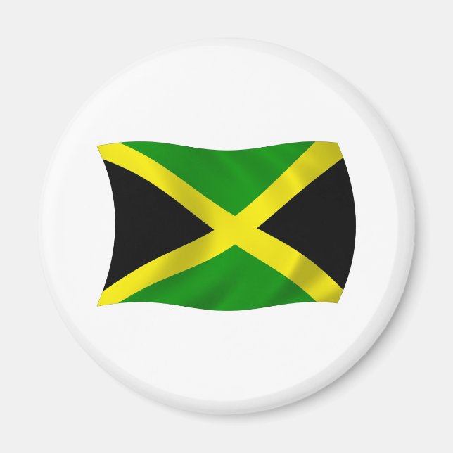 Íman Ímã da Bandeira da Jamaica (Frente)