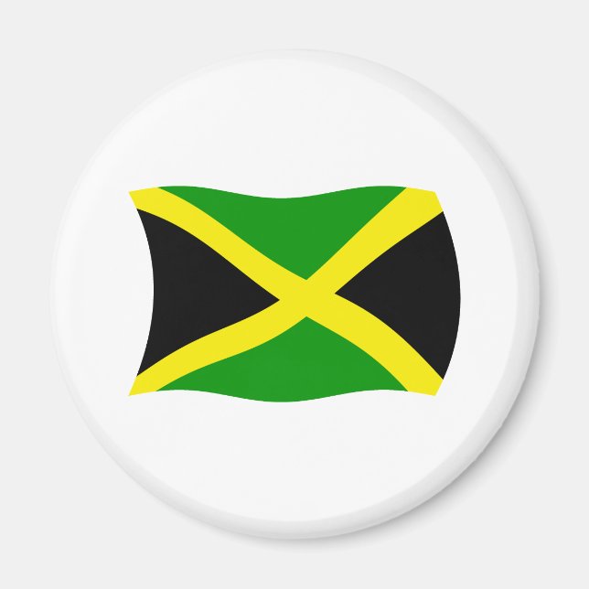 Íman Ímã da Bandeira da Jamaica (Frente)
