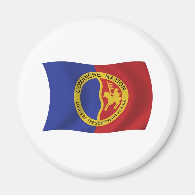 Íman Ímã da Bandeira da Nação Comanche (Frente)