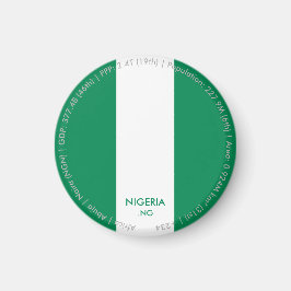 Íman Ímã da Bandeira da Nigéria