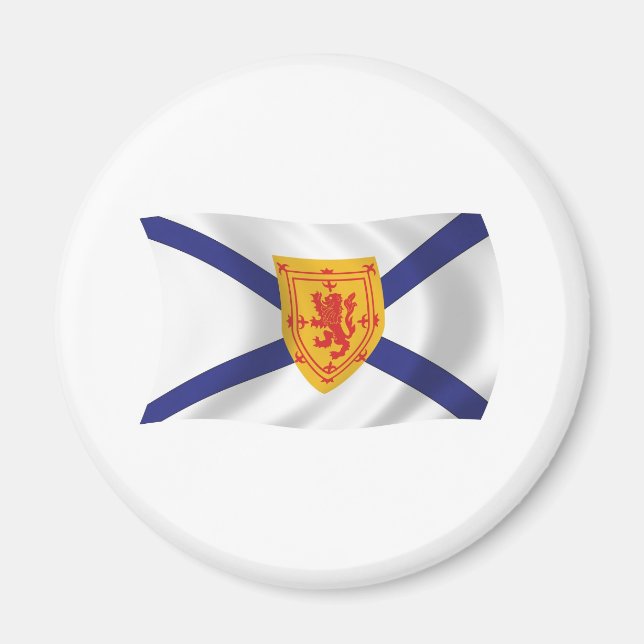 Íman Ímã da Bandeira da Nova Escócia (Frente)