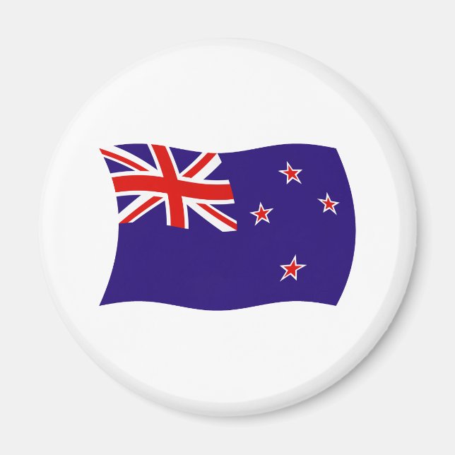 Íman Ímã da Bandeira da Nova Zelândia (Frente)