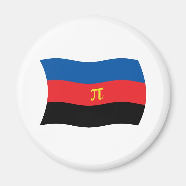 Íman Ímã da Bandeira da Poliamoria (Frente)
