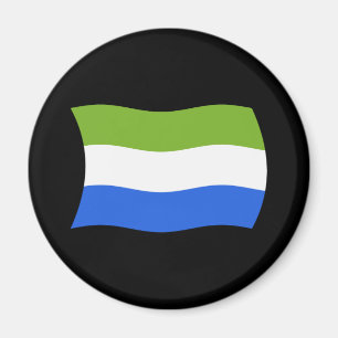 Íman Ímã da Bandeira da Serra Leoa