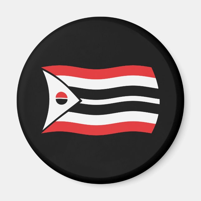 Íman Ímã da Bandeira da Tribo Arapaho (Frente)