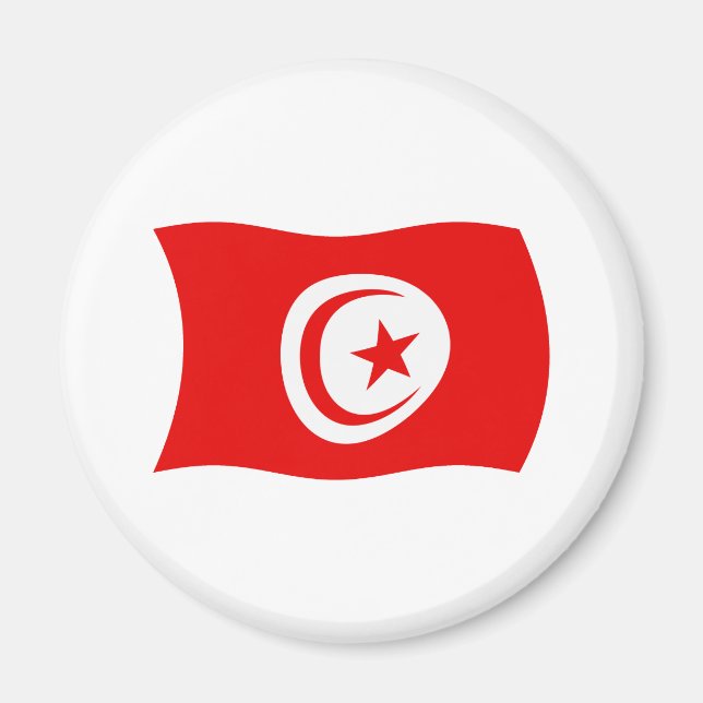 Íman Ímã da Bandeira da Tunísia (Frente)
