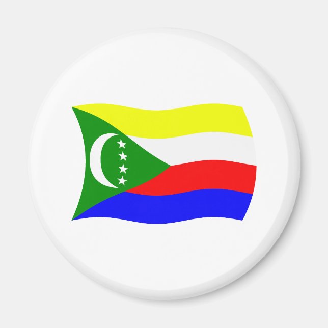 Íman Ímã da Bandeira das Comores (Frente)