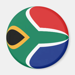 Íman Ímã da bandeira de África do Sul Fisheye