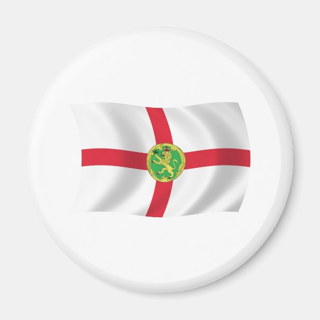 Íman Ímã da Bandeira de Alderney (Frente)