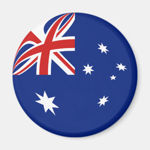 Íman Ímã da bandeira de Austrália Fisheye